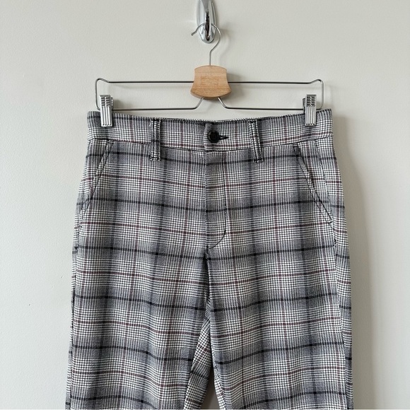 American Eagle-Ankle Plaid Spring Pants (Size:4) - Picture 6 of 10